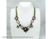 N-K102736 &Idot;pek &Idot;&gbreve;ne Oyas&inodot; - K&inodot;r&inodot;k Kalpler Kolye