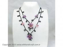 N-K110410 &Idot;pek &Idot;&gbreve;ne Oyas&inodot; - S&ouml;z Y&uuml;z&uuml;&gbreve;&uuml; Kolye