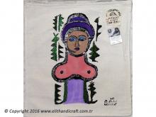 BRYS15060 Bedri Rahmi Ey&uuml;bo&gbreve;lu Yast&inodot;k K&inodot;l&inodot;f&inodot;